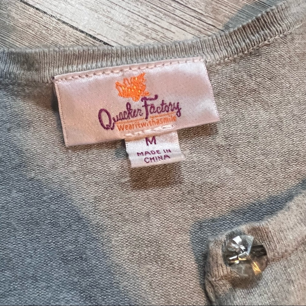 💚Quacker Factory cardigan - Picture 5 of 7